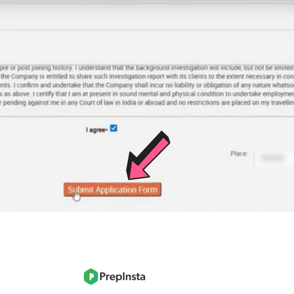 TCS NQT how to fill the form