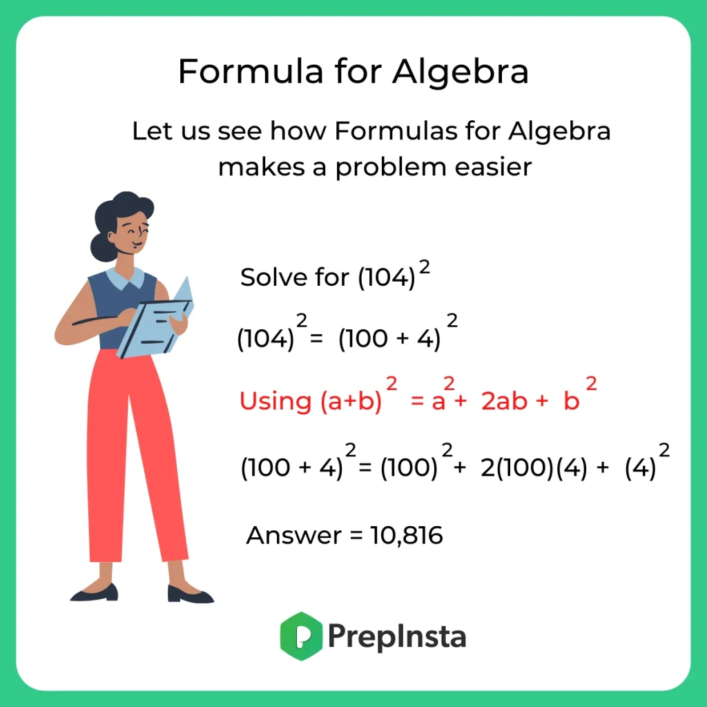 Formulas For Algebra