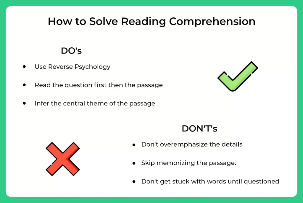 how to solve reading comprehension