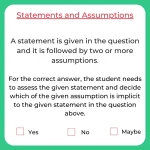 Formula for Statement and Assumptions