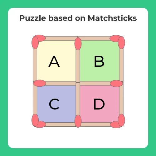 puzzle based on matchsticks