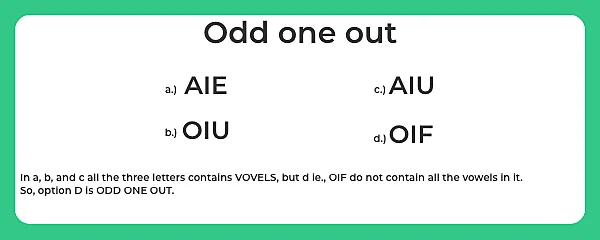 Odd man out formulas