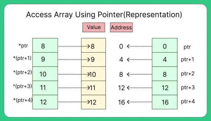 Accessing Array Using Pointer in C Programming-2