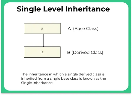 Single Level Inheritance