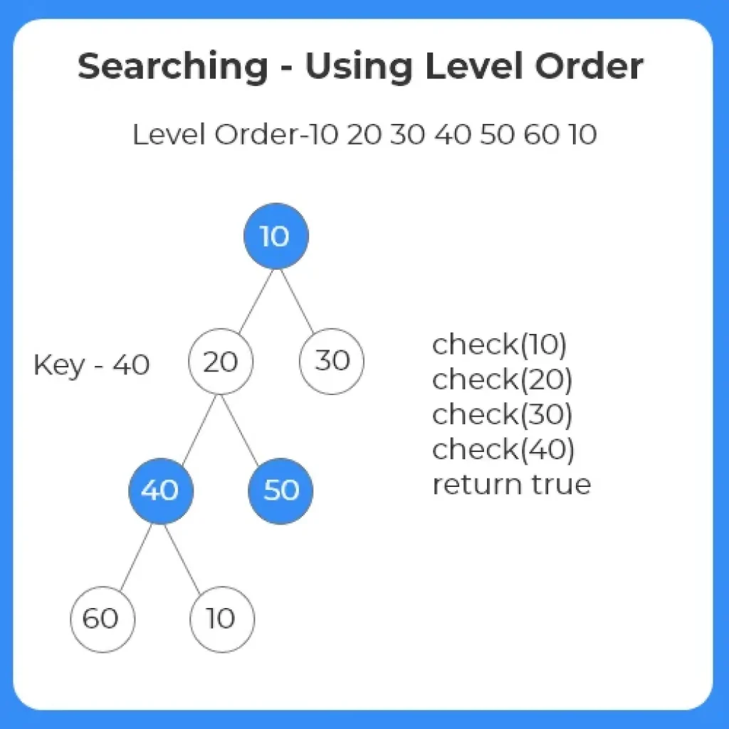 Searching In A Binary Tree