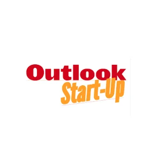 outlook startup white logo