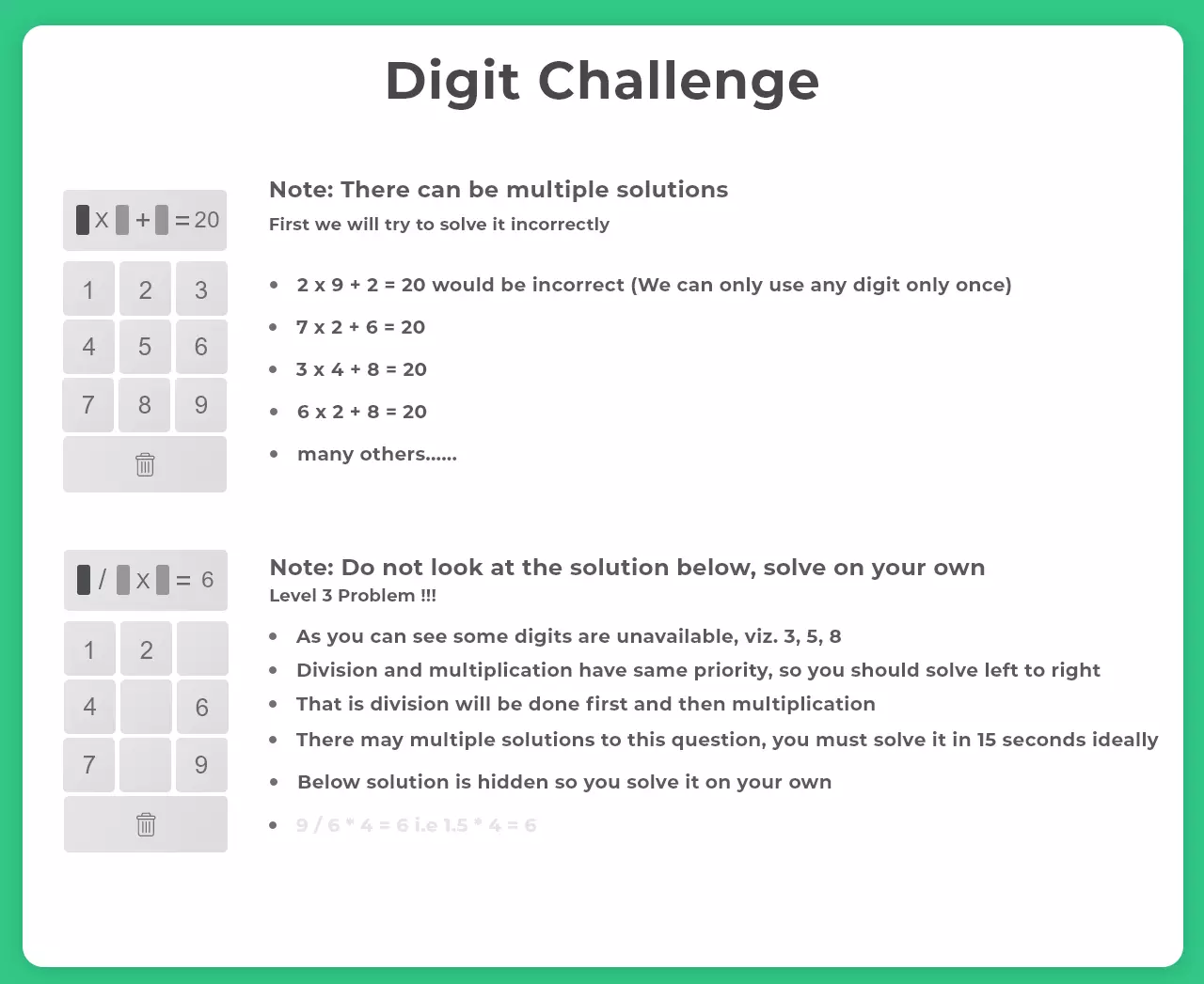 Capgemini Game Based Aptitude Test Question 5