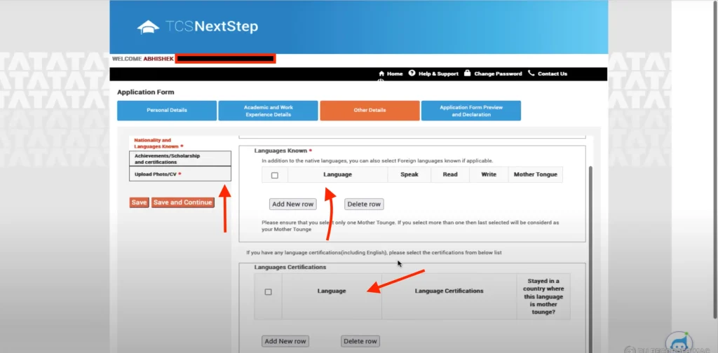 STEP 10 TCS NINJA REGISTRATION PROCESS