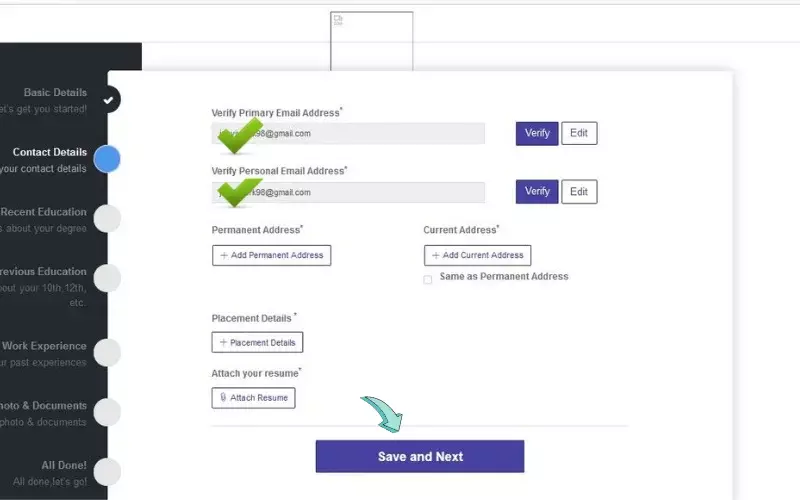 Wipro NTH Step-wise Registration Process