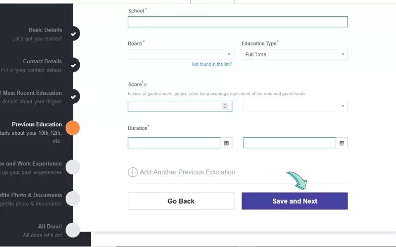 Wipro NTH Registration Process