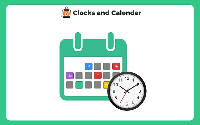 Clocks and Calendar Questions and Answers