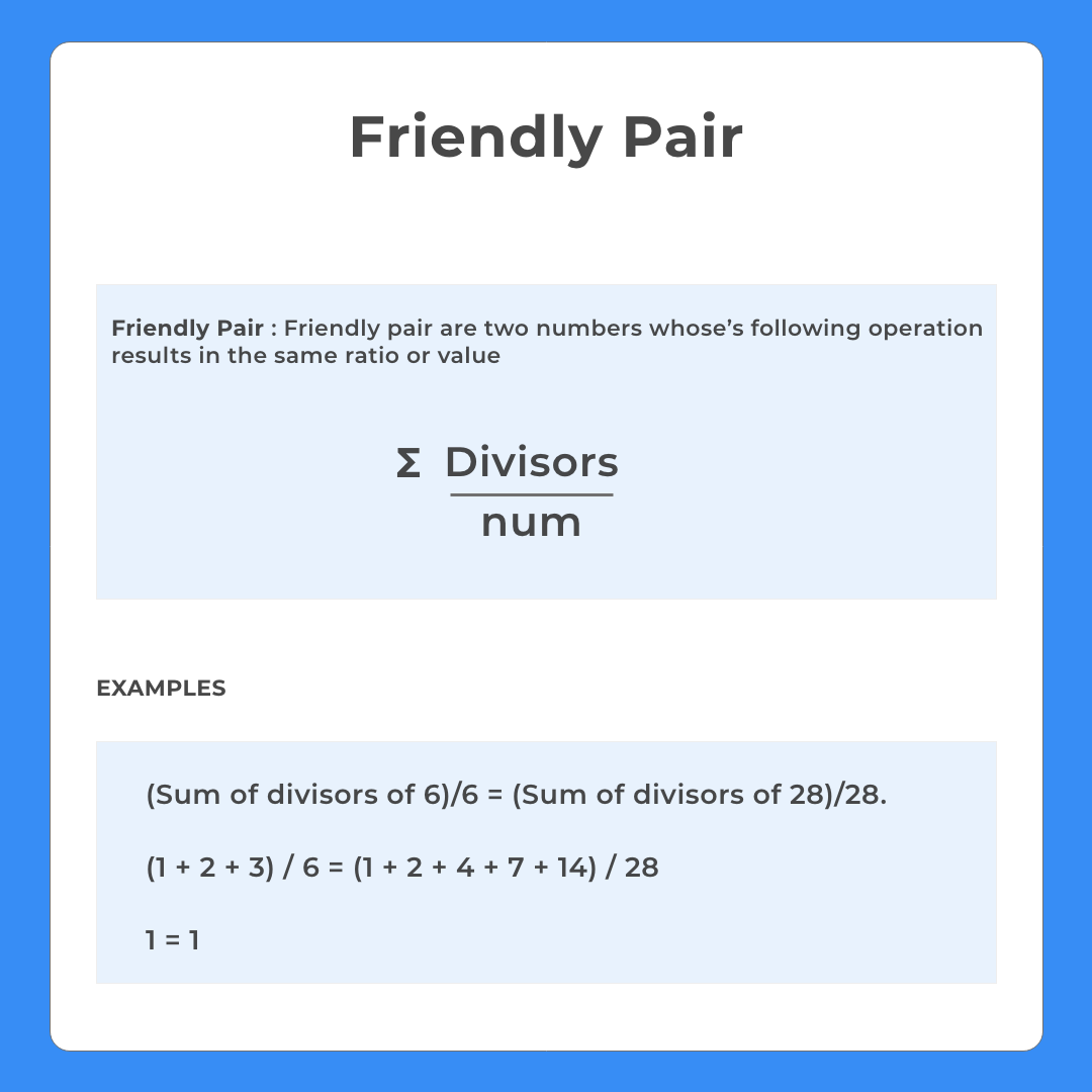 Friendly Pair in C++