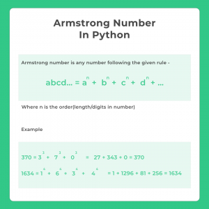 Armstrong Number in Python | PrepInsta