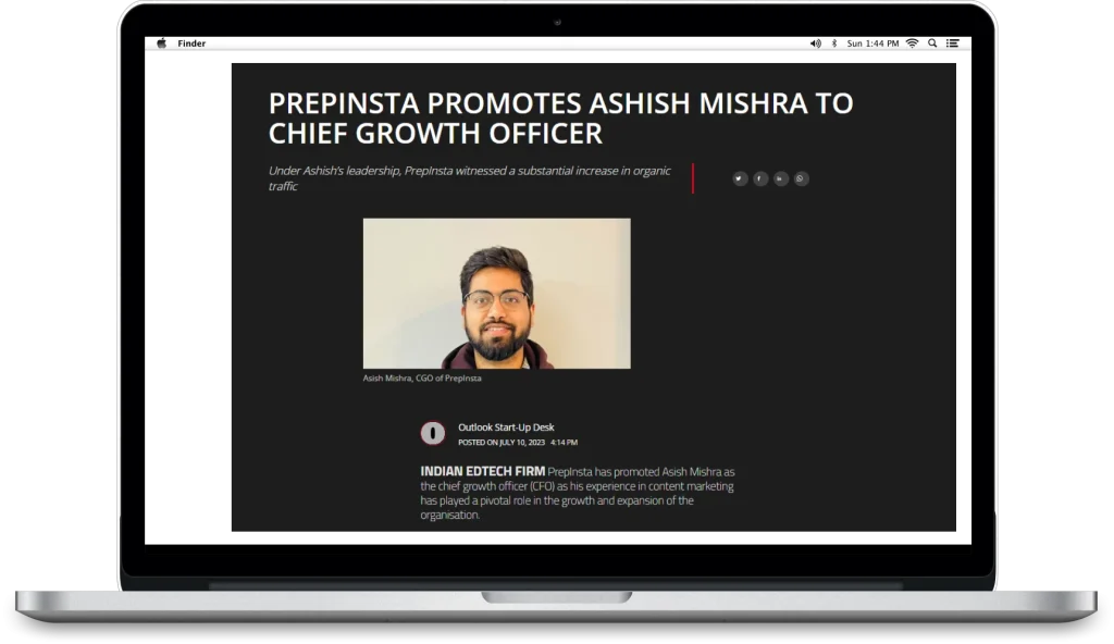 prepinsta promotes ashish mishra