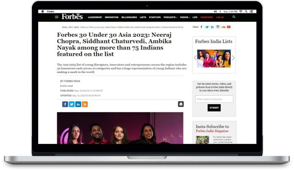 forbes asia 30 under 30