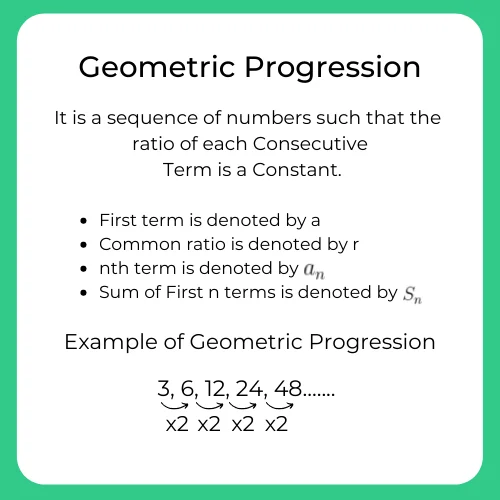 Geometric Progression Question and Answers