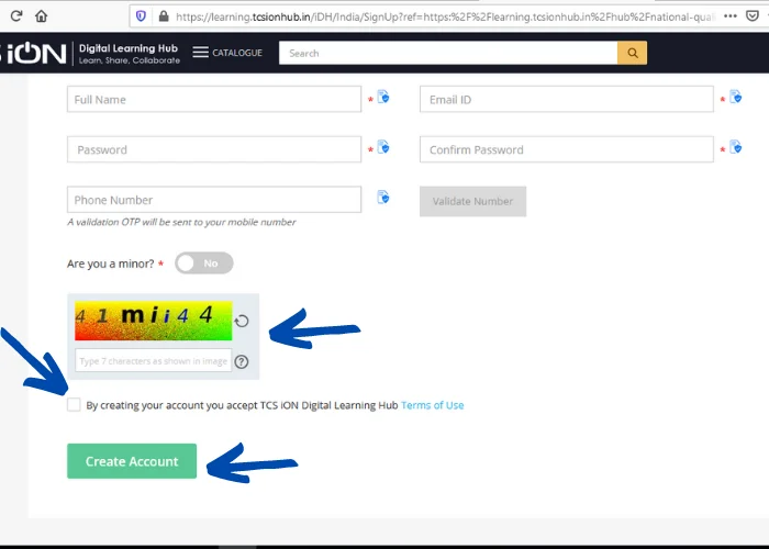 how to apply for tcs next step