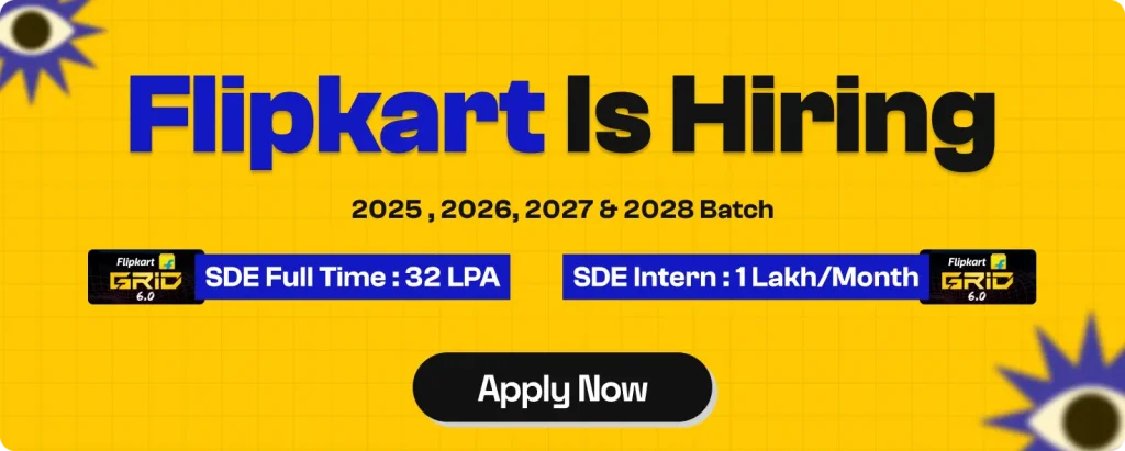 Flipkart Grid Hiring