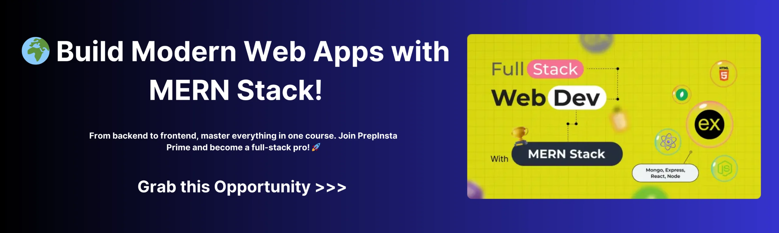 Building Modern Apps with Full stack course