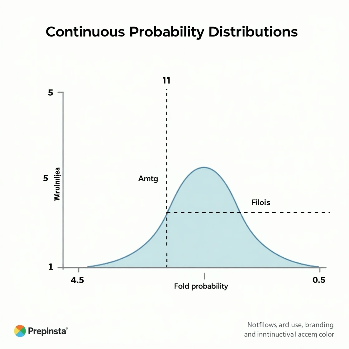Continuous Probability distribution in statistics for visualizing data