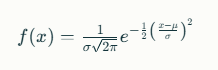 Normal and Variable Formula in Probability Distribution