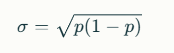 Standard Deviation in PD