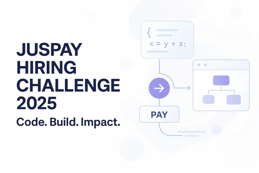Juspay Hiring Challenge 2025 for the batch 2026