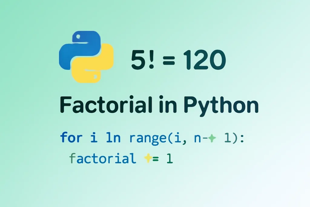 factorial in python