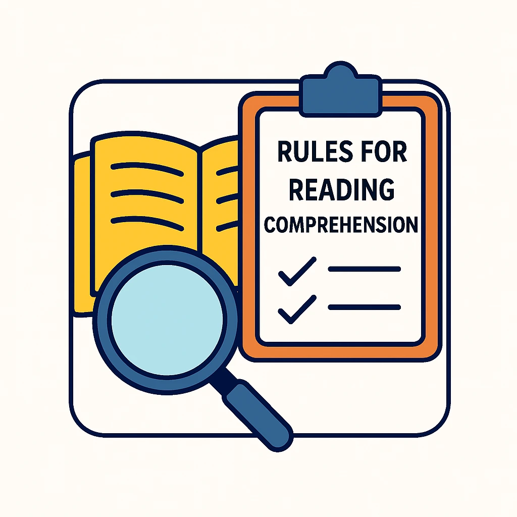 Rules for reading comprehension
