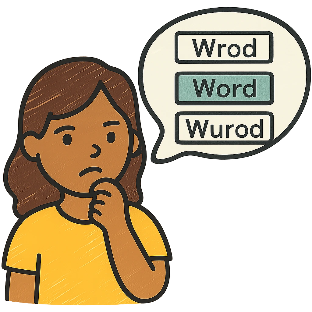 How to solve selecting word
