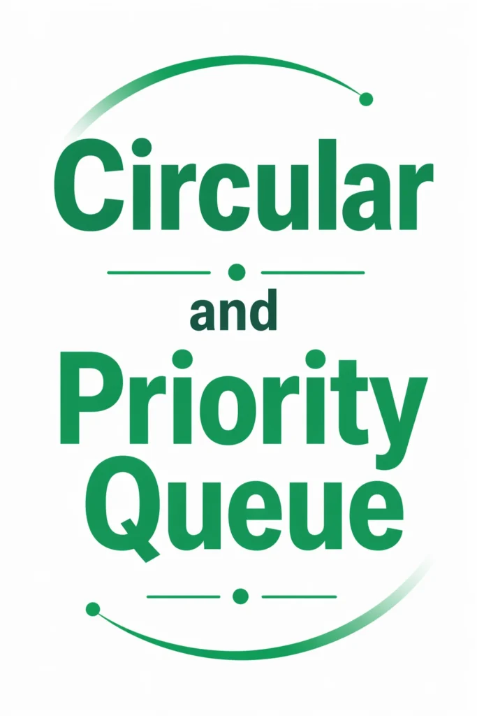 Circular and Priority Queue in Java